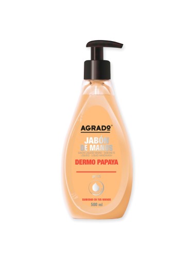 AGRADO JABON DE MANOS LIQUIDO PAPAYA DOSIF. 500ML