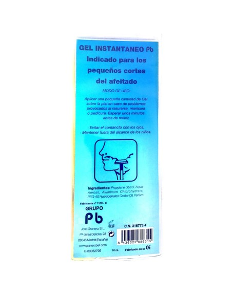 GEL INSTANTANEO CORTA SANGRE 10ML