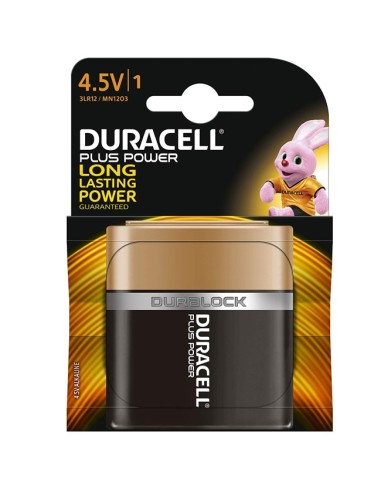 DURACELL PILA ALCALINA 3LR12 1 UD 4,5W (PETACA) PLUS POWER