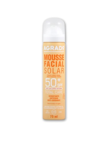 AGRADO SOLAR MOUSSE FACIAL SFP50+ SPRAY 75ML