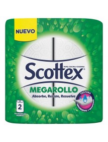 SCOTTEX PAPEL DE COCINA MEGAROLLO 2 UDS