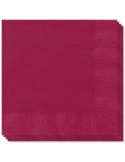 SERVILLETA COLOR BURDEOS BEST TISSU 50U 39X39 2H