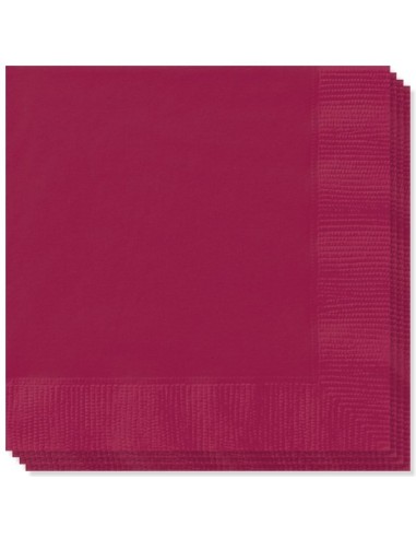 SERVILLETA COLOR BURDEOS BEST TISSU 50U 39X39 2H