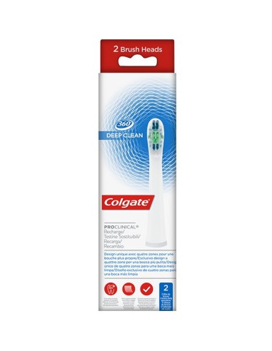 CEPILLO DENTAL COLGATE PROCLINICAL RECAMBIO 2 UDS.