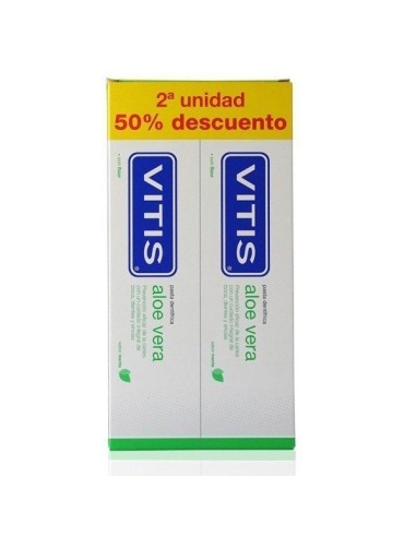 VITIS PASTA DENTIFRICA ALOE VERA 2X150ML CON FLUOR