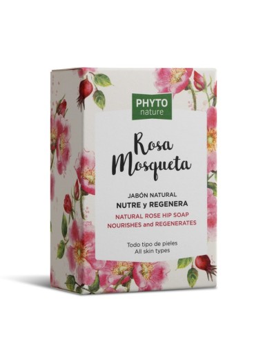 PHYTO NATURE JABON DE MANOS PASTILLA120 GRS ROSA MOSQUETA