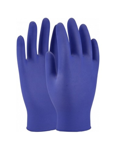 Guantes de nitrilo azul desechables 100 uds