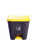 CUBO BASURA CON TAPA Y PEDAL 40 LTS.