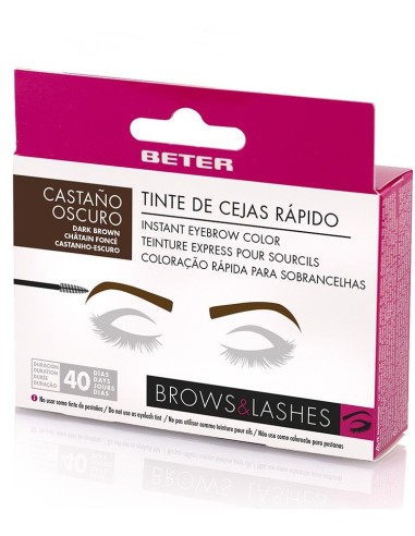 BETER TINTE RAPIDO DE CEJAS CASTAÑO OSCURO BROWS&LASHES