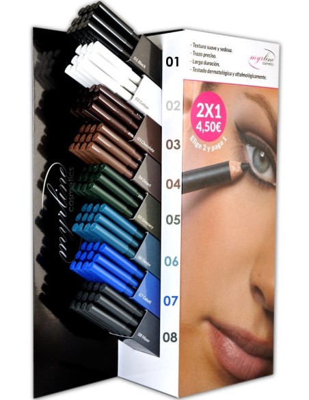 MYRLINE PERFILADOR EYELINER DE OJOS 01 BLACK