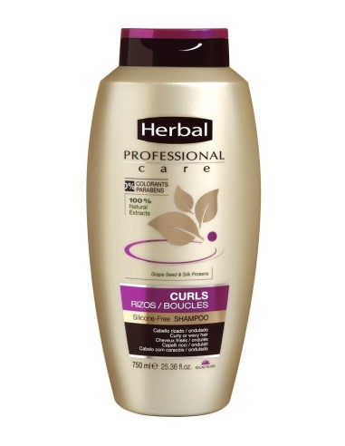 HERBAL CHAMPU PROFESIONAL 750ML CABELLO RIZADO