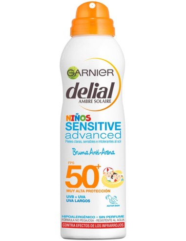 DELIAL SOLAR SPRAY NIÑOS SENSITIVE BRUMA SPF50 PLUS 200ML