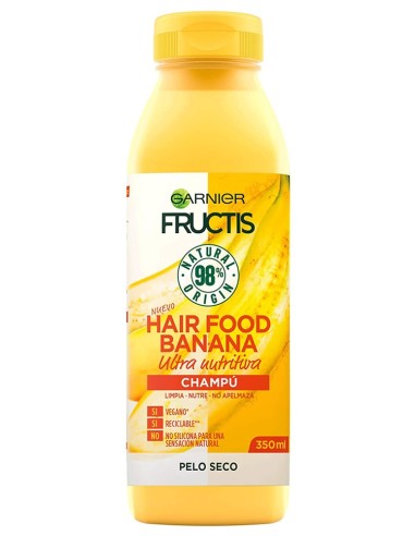 FRUCTIS CHAMPU HAIR FOOD 350ML BANANA PELO SECO