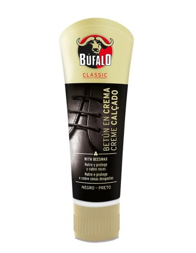 BUFALO CREMA CALZADO NEGRO TUBO 50 ML