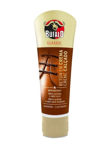 BUFALO CREMA CALZADO MARRON TUBO 50 ML