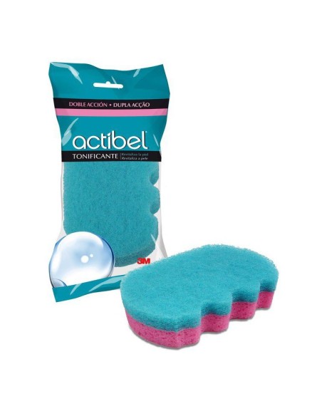 Esponja de baño Actibel de doble acción tonificante