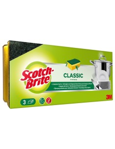 Estropajos Scotch Brite Salvauñas pack 3 unidades para cocina y hogar