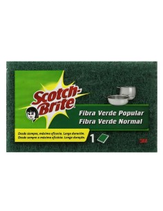 Estropajo Scotch-Brite Popular: limpieza diaria eficaz.