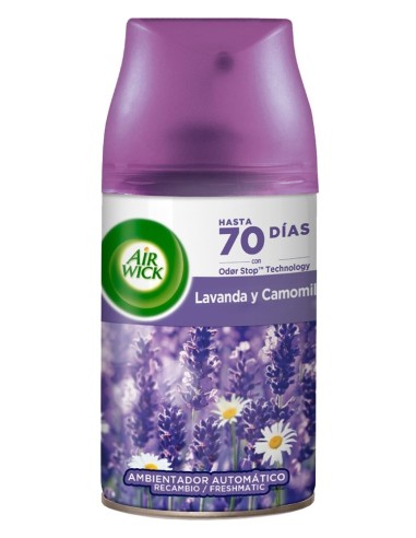 AIR WICK FRESH MATIC RECAMBIO AMBIENTADOR LAVANDA 250ML