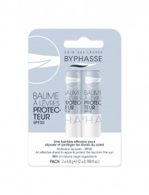 BYPHASSE PROTECTOR LABIAL SPF30 PROTECTOR 2X4.8GRS