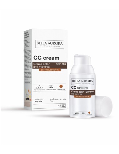 BELLA AURORA CREMA CC SPF50+ EXTRACUBRIENTE 30ML