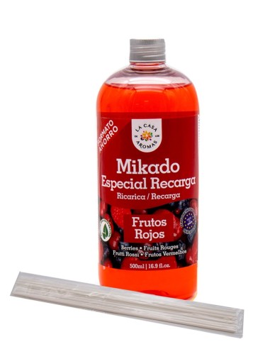 MIKADO REPOSICION 500ML FRUTOS ROJOS