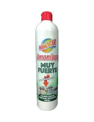 MIHOGAR AMONIACO MUY FUERTE CON DETERGENTE 750ML