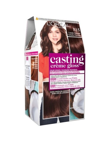 CASTING TINTE CREME GLOSS 515 CASTAÑO CHOCOLATE