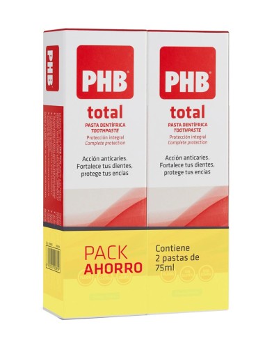 PHB PASTA DENTIFRICA TOTAL 2X75ML (150ML)