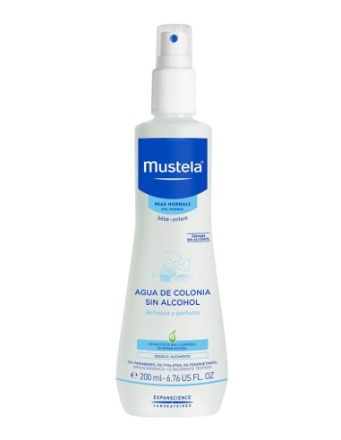 MUSTELA AGUA DE COLONIA CAMOMILA SUAVE SIN ALCOHOL 200ML