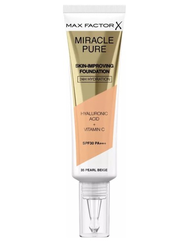 MF MAQUILLAJE MIRACLE PURE FOUNDATION 35 PEARL BEIGE