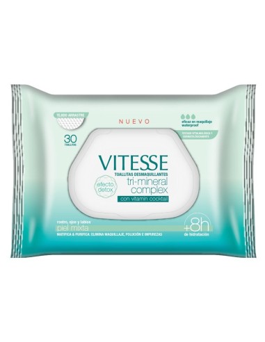 VITESSE TOALLITAS DESMAQUILLAR PIEL MIXTA 25 UDS.