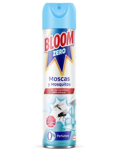 BLOOM INSECTICIDA SPRAY ZERO 400ML MOSCAS Y MOSQUITOS