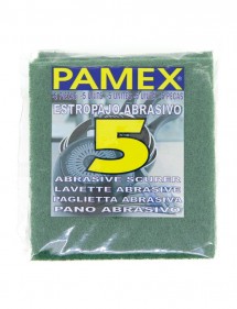 PAMEX ESTROPAJO FIBRA VERDE PACK 5 UDS. (15X15 CM)