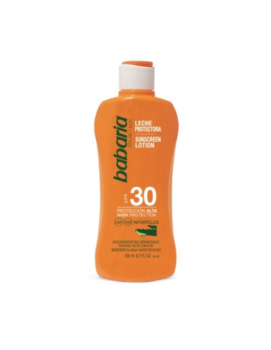 BABARIA SOLAR LECHE PROTECTORA FP30 CON ALOE VERA 200ML