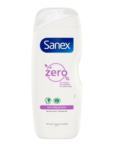 SANEX GEL DE BAÑO 600ML ANTIPOLUTION ZERO%