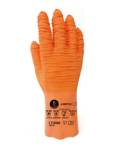 GUANTE JOMITEX RUGOSO T/9 (NARANJA)