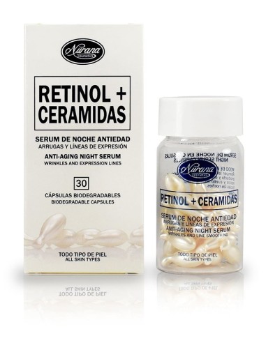 NURANA SERUM DE NOCHE CAPSULAS RETINOL + CERAMIDAS 30 UDS