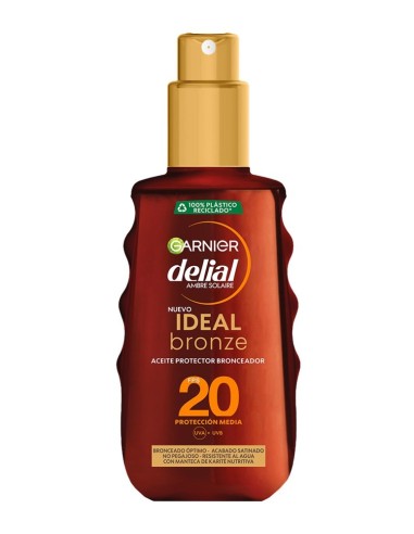 DELIAL SOLAR SPRAY ACEITE SPF20 IDEAL BRONZE 150ML