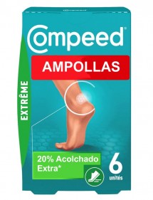 COMPEED AMPOLLAS PIES EXTRENE 6 UDS. 20% ACOLCHADO EXTRA