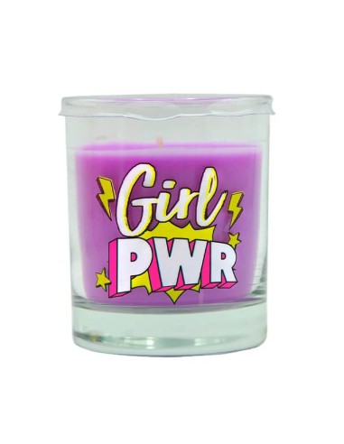 VELA PERFUMADA "GIRL PWR" OLOR A FRUTOS SILVE 140GR.