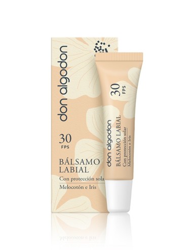 DON ALGODON BALSAMO LABIAL SPF 30 MELOCOTON & IRIS