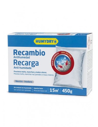 HUMYDRY ANTIHUMEDAD RECAMBIO 450 GRS.