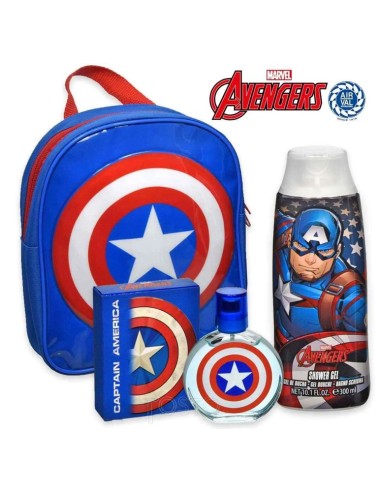 CAPITAN AMERICA COLONIA VAP 50 ML + GEL + MOCHILA