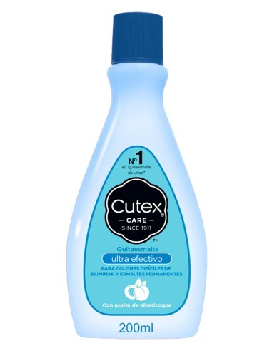 CUTEX QUITAESMALTE DE UÑAS ULTRA EFECTIVO 200ML