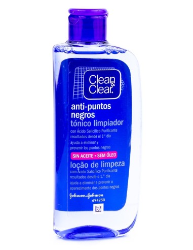 CLEAN & CLEAR TONICO PUNTOS NEGROS 200ML