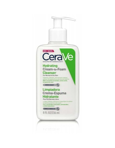 CERAVE LIMPIADORA CREMA-ESPUMA HIDRATANTE 236ML