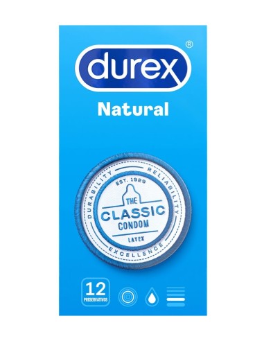 DUREX PRESERVATIVOS NATURAL PLUS 12 UDS.