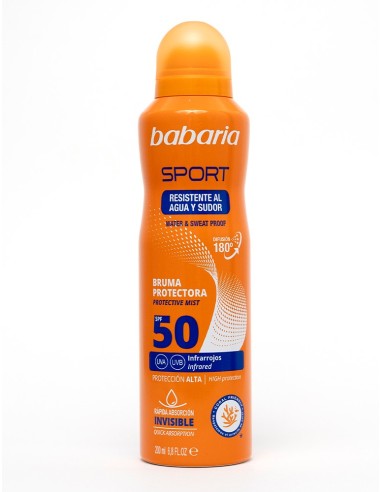 BABARIA SOLAR BRUMA PROTECTORA SPORT SPF50 200ML