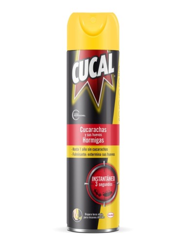 CUCAL INSECTICIDA MATA CUCARACHAS Y HORMIGAS SPRAY 400ML